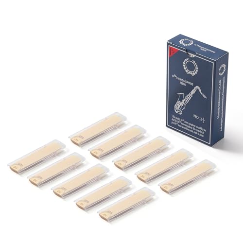 HASTHIP® 10 Pack Saxophone Reeds 2.5 Strength for Beginner and Player HASTHIP® 10 Pack Saxophone Reeds 2.5 Strength for Beginner and Player